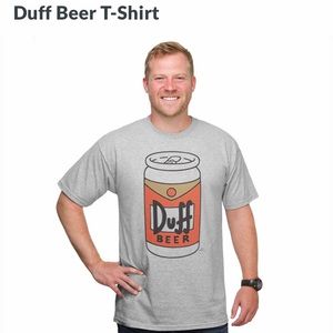 OFFICIALLY LICENSED SIMPSONS DUFF BEER T-SHIRT